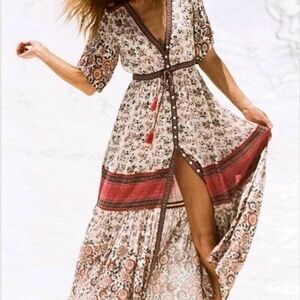 Floral Bohemian Maxi Dress